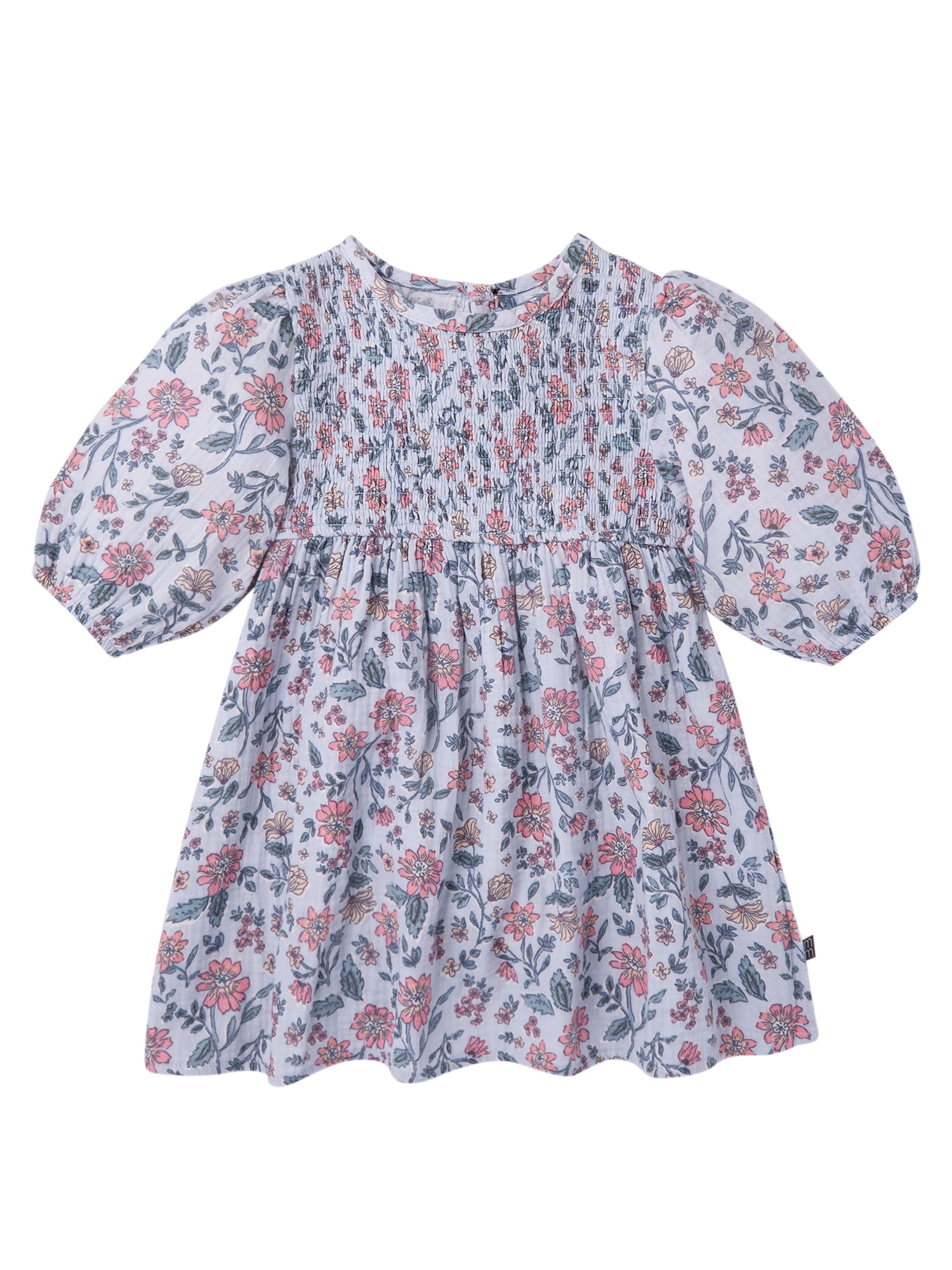 Modern Moments by Gerber Toddler Girl Smocked Dress, Sizes 12 Months - 5T