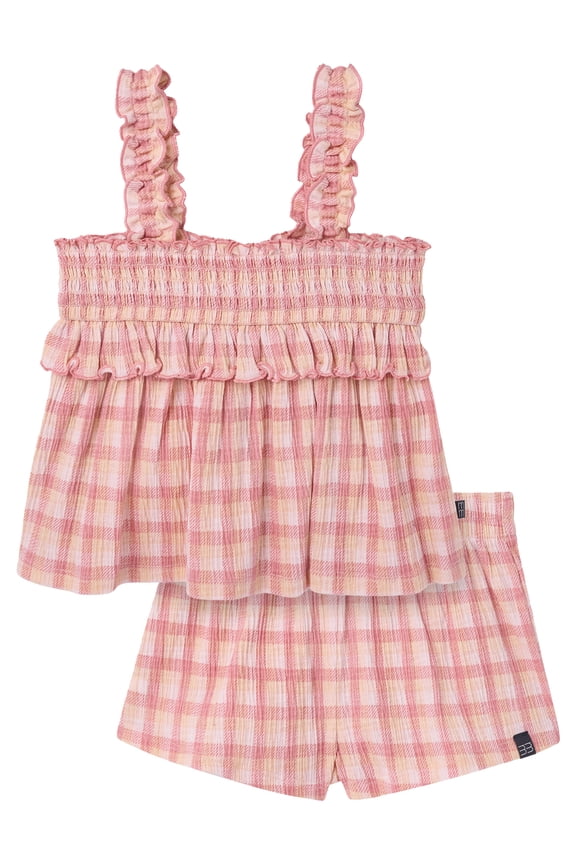 by Gerber Toddler Girl Smocked Outfit Set, 2-Piece, Sizes 12 Months - 5T