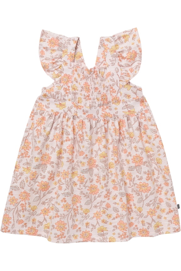 by Gerber Toddler Girl Smocked Pinafore Dress, Sizes 12 Months - 5T