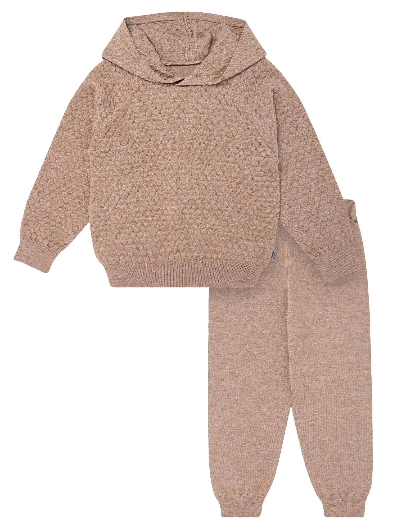 Modern Moments by Gerber Toddler Girl Sweater Knit Hoodie Set, Sizes 12M-5T