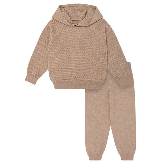 Modern Moments by Gerber Toddler Girl Sweater Knit Hoodie Set, Sizes 12M-5T