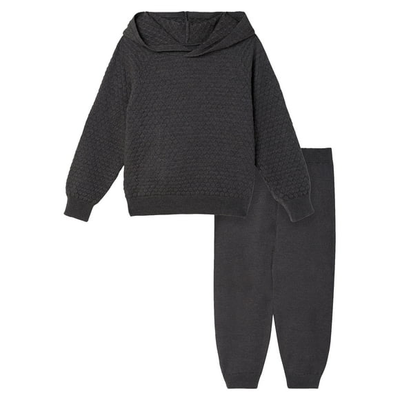Modern Moments by Gerber Toddler Girl Sweater Knit Hoodie Set, Sizes 12M-5T