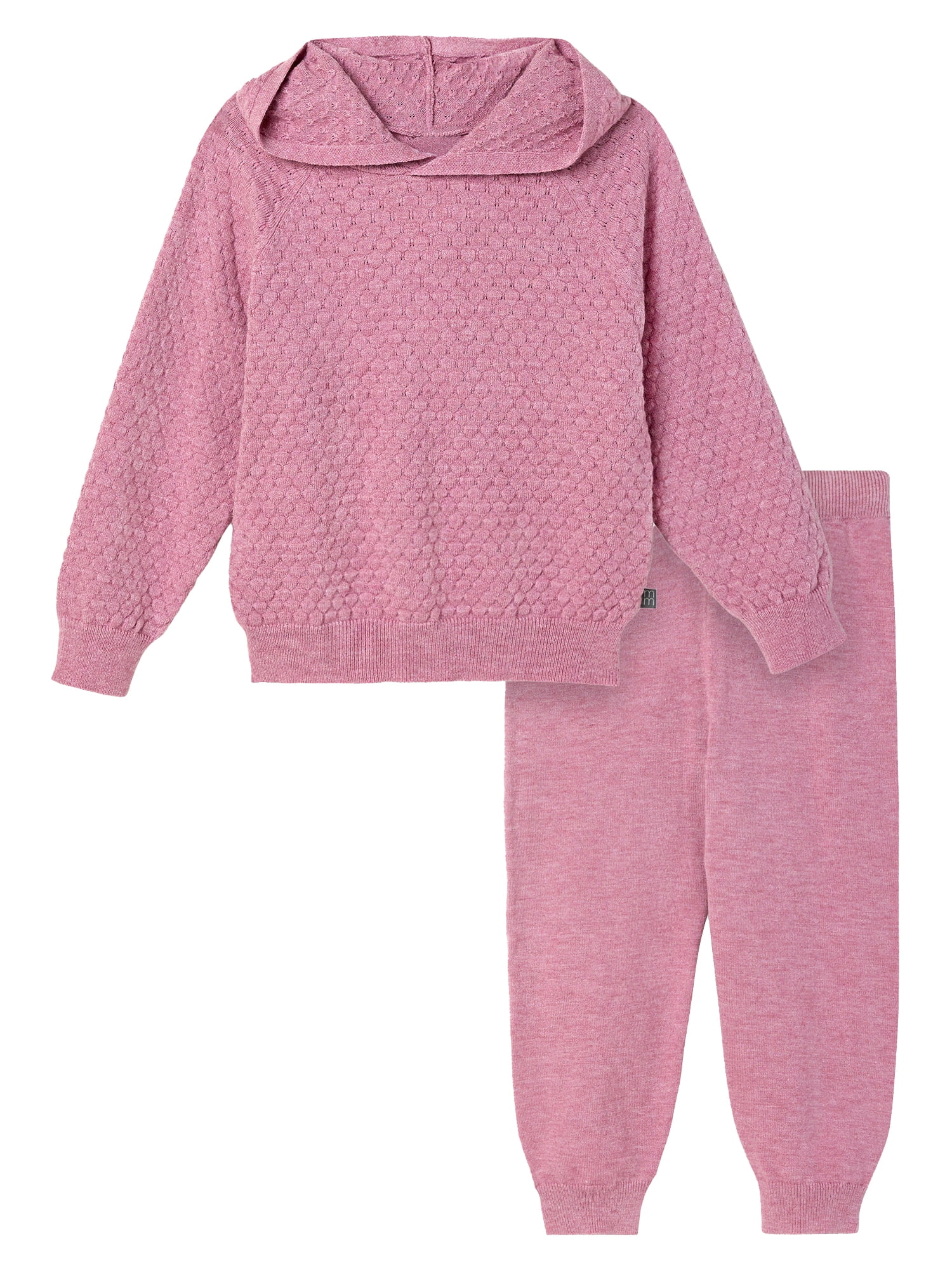 Modern Moments by Gerber Toddler Girl Sweater Knit Hoodie Set, Sizes 12M-5T