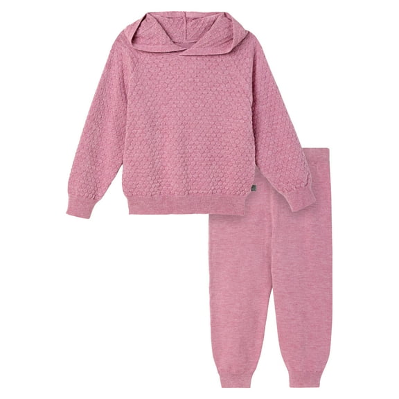 Modern Moments by Gerber Toddler Girl Sweater Knit Hoodie Set, Sizes 12M-5T