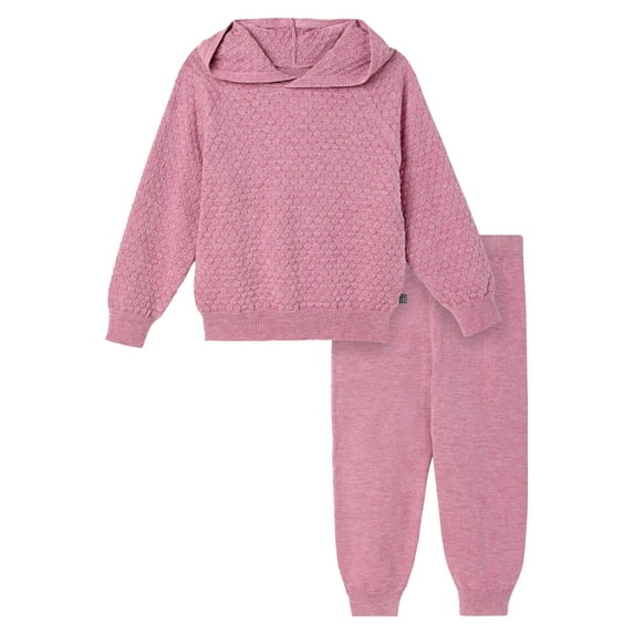 Modern Moments by Gerber Toddler Girl Sweater Knit Hoodie Set, Sizes 12M-5T