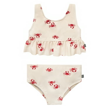 Modern Moments by Gerber Toddler Girl Tankini with Ruffle, 2-Piece, Sizes 12M - 5T