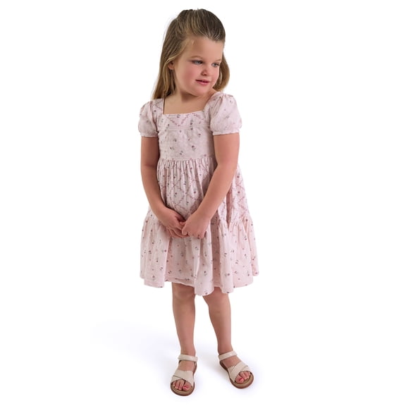 Modern Moments by Gerber Toddler Girl Tiered Dress, Sizes 12 Months - 5T