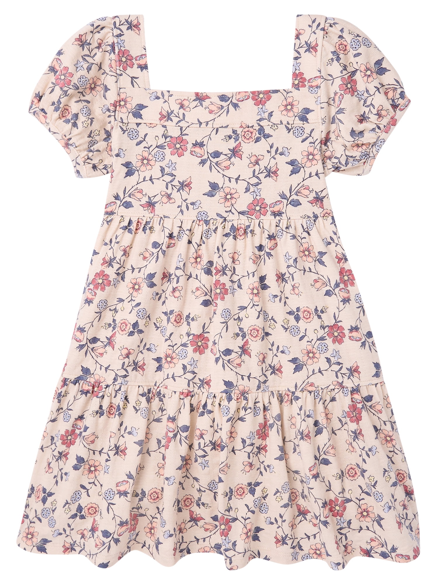 Modern Moments by Gerber Toddler Girl Tiered Dress, Sizes 12 Months - 5T