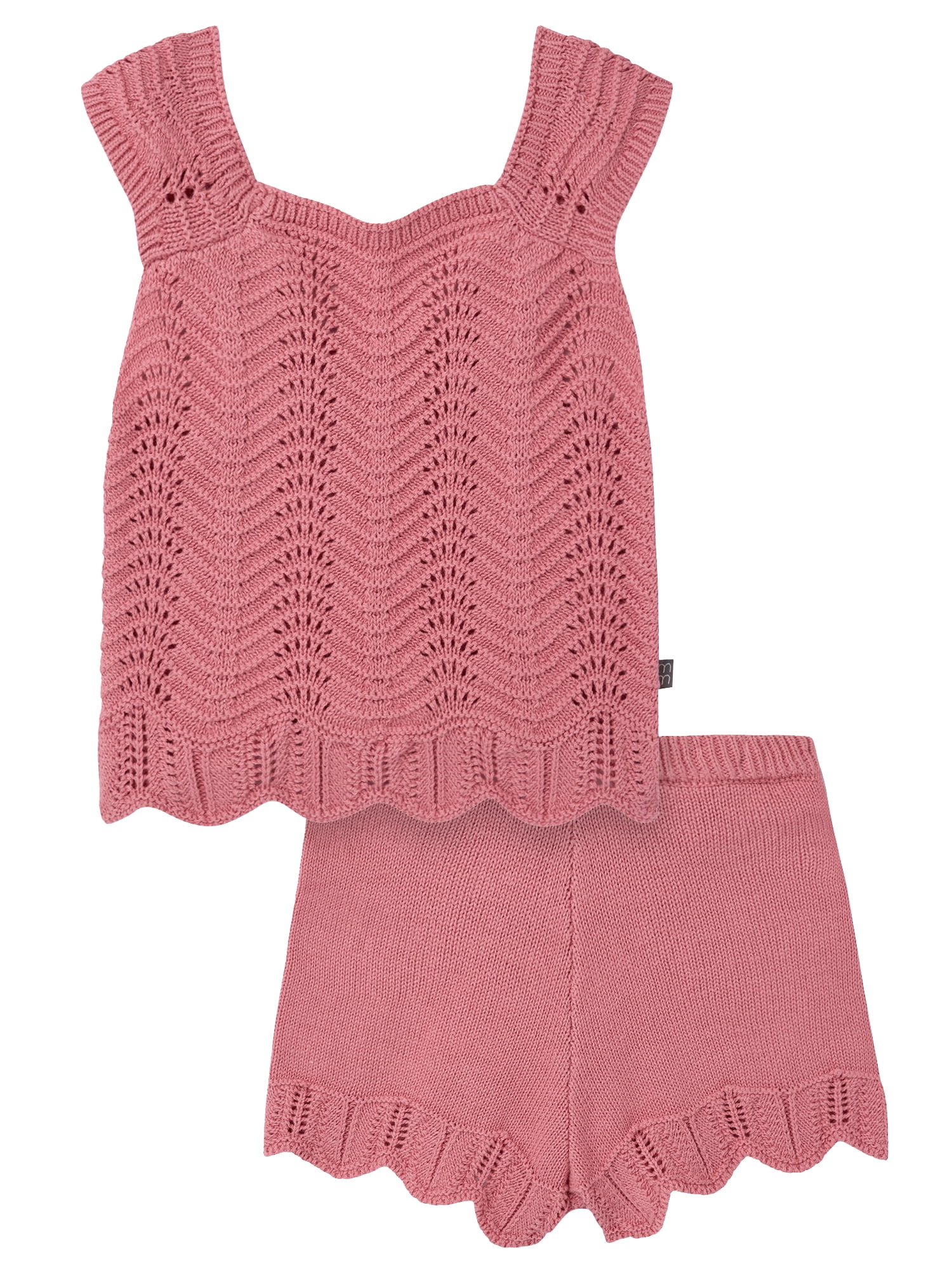 Modern Moments by Gerber Toddler Girl Wavy Sweater Outfit Set, 2-Piece, Sizes 12 Months - 5T