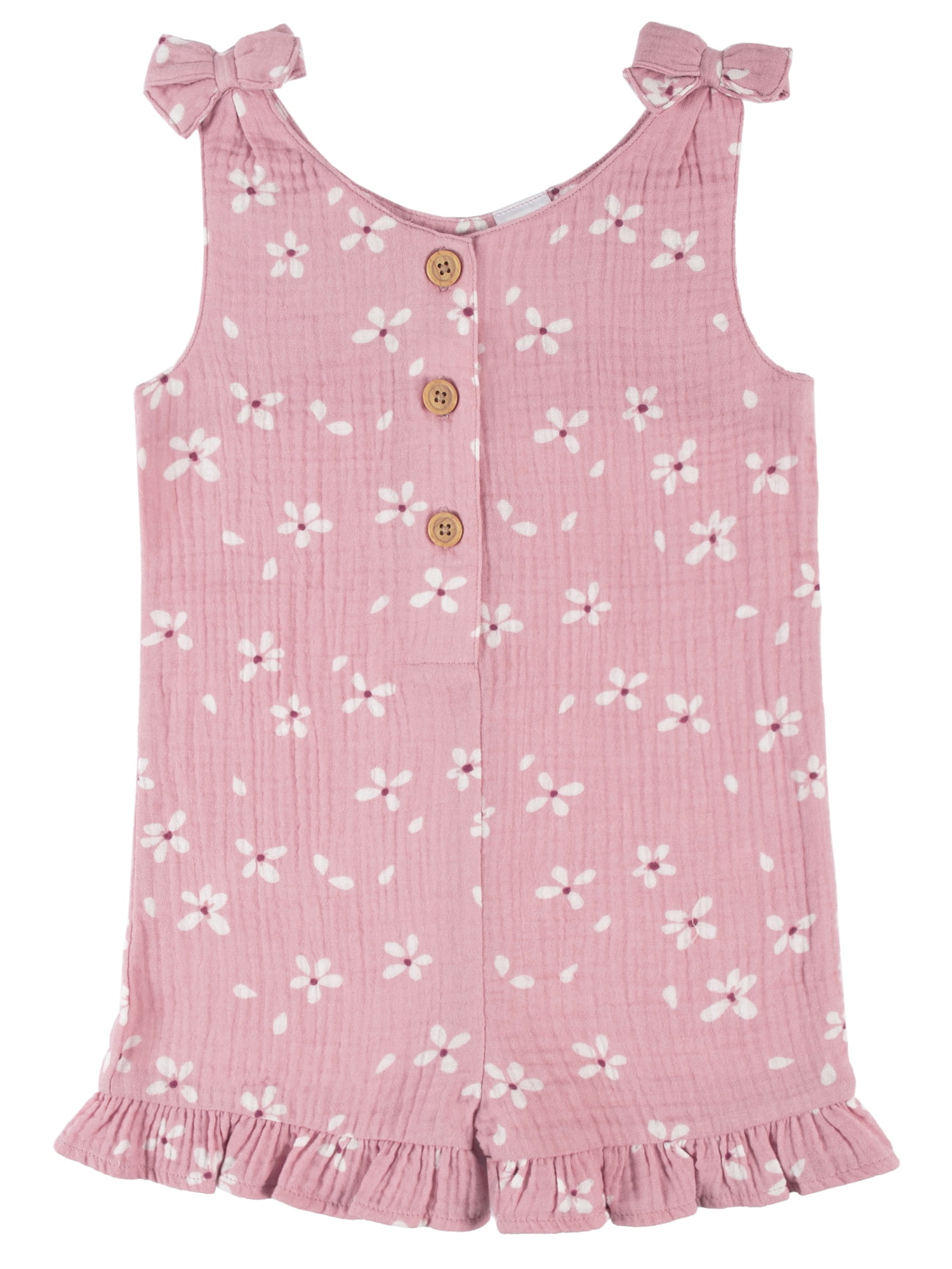 Modern Moments by Gerber Toddler Girls Gauze Romper, (12M - 5T)