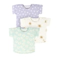 thumbnail image 1 of Modern Moments by Gerber Toddler Girls Short Sleeve Ribbed Tee, 3-Pack, (12M - 5T), 1 of 7