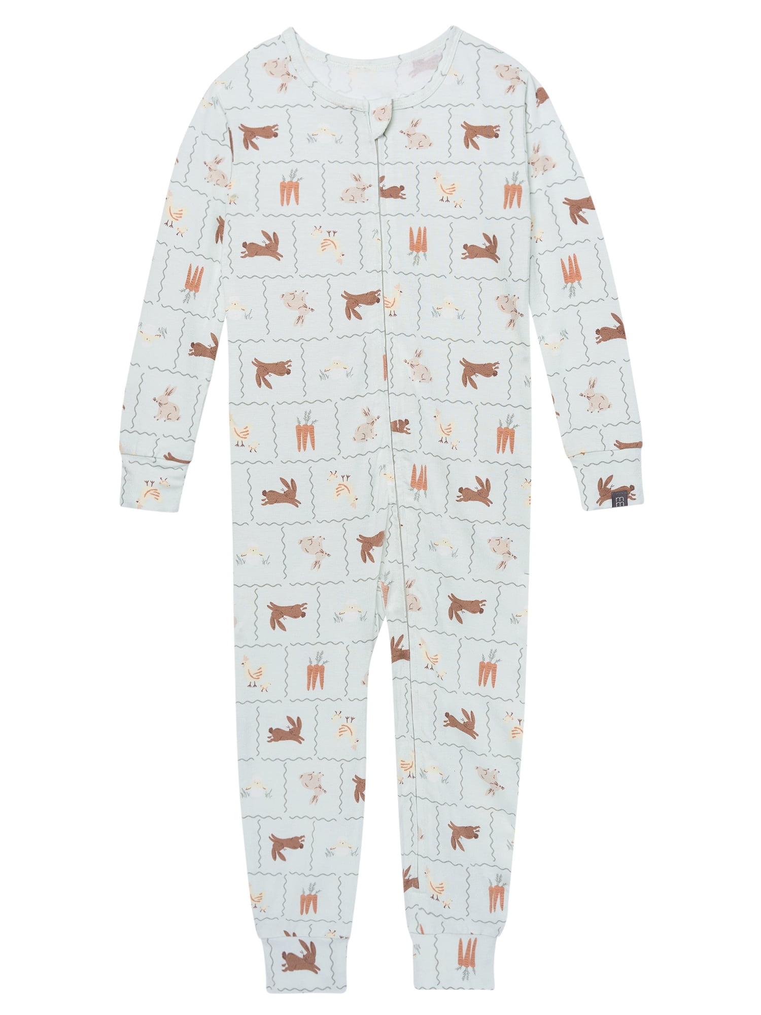 Modern Moments by Gerber Toddler Neutral Super Soft Easter One-Piece Pajama, Sizes 12M-5T