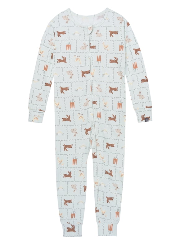 by Gerber Toddler Neutral Super Soft Easter One-Piece Pajama, Sizes 12M-5T