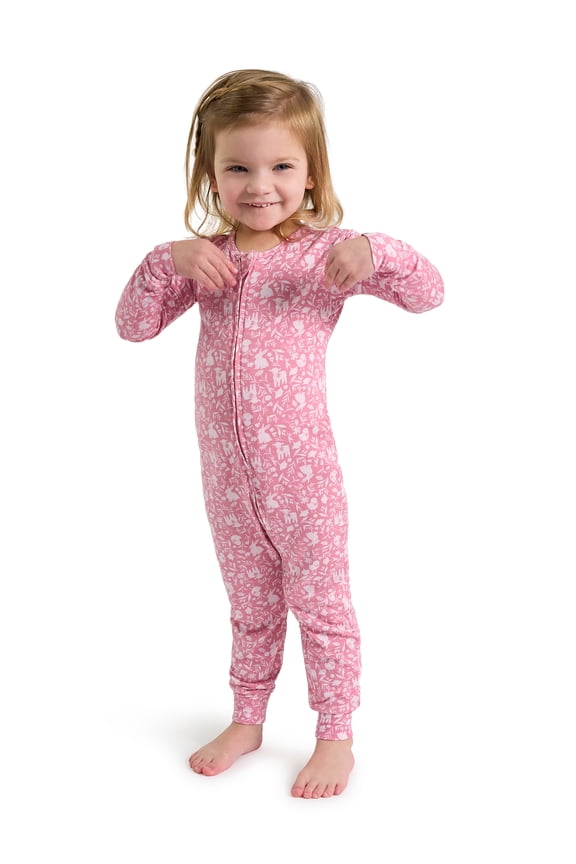 by Gerber Toddler Neutral Super Soft Easter One-Piece Pajama, Sizes 12M-5T