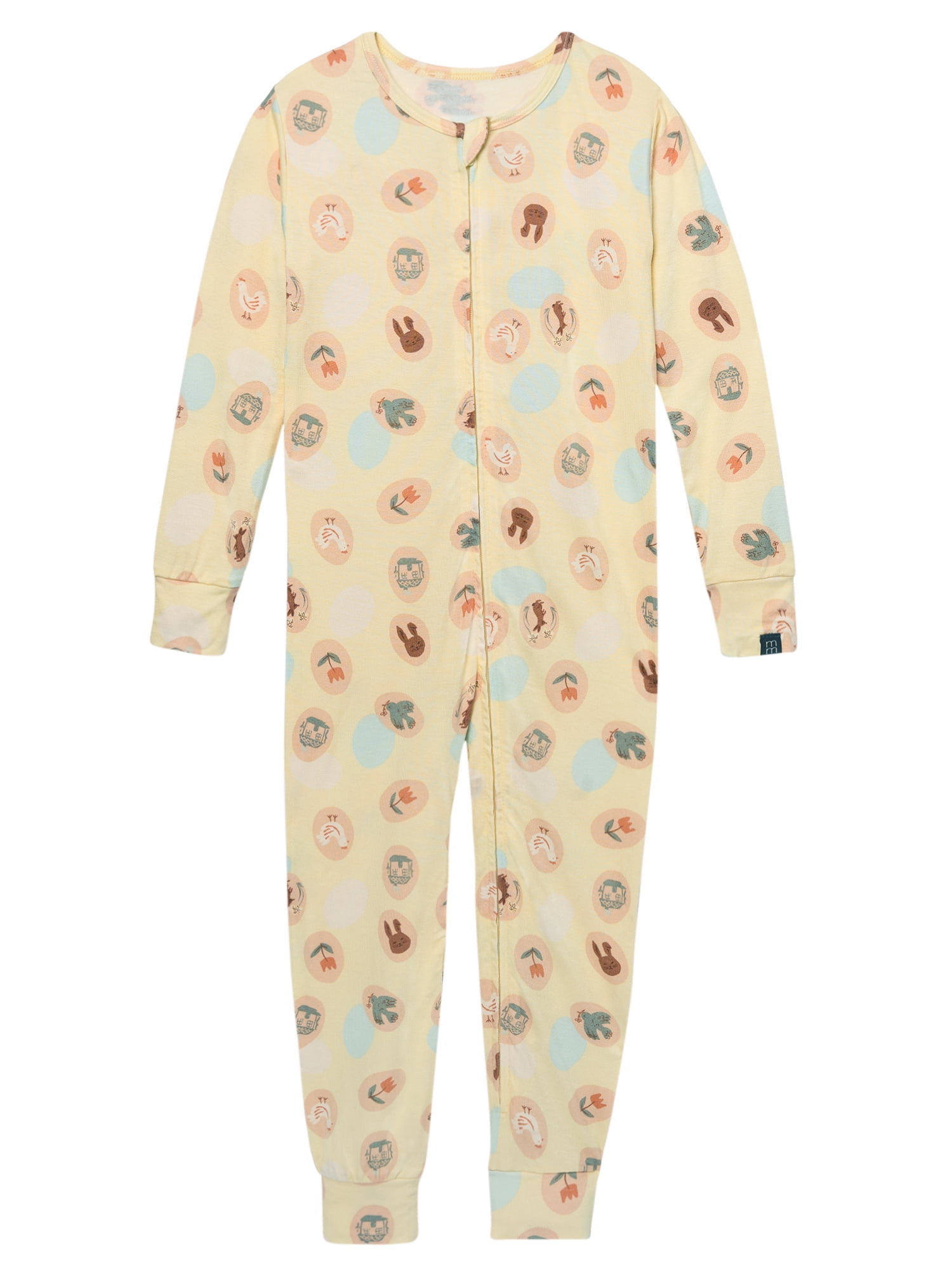 Modern Moments by Gerber Toddler Neutral Super Soft Easter One-Piece Pajama, Sizes 12M-5T