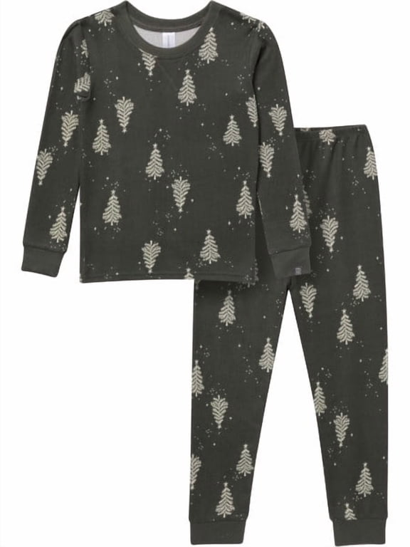 by Gerber Toddler Neutral Footless Pajama Set, Sizes 12 Months - 7 Kids