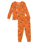 Modern Moments by Gerber Toddler Neutral Halloween Pajama Set, 2-Piece, Sizes 12M-5T