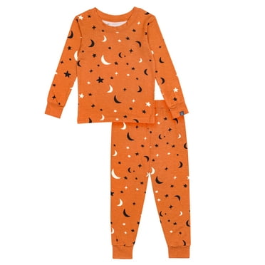 Modern Moments by Gerber Toddler Neutral Halloween Pajama Set, 2-Piece, Sizes 12M-5T
