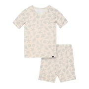by Gerber Toddler Neutral Super Soft Americana Pajama Short Set, 2-Piece, Sizes 12M-5T