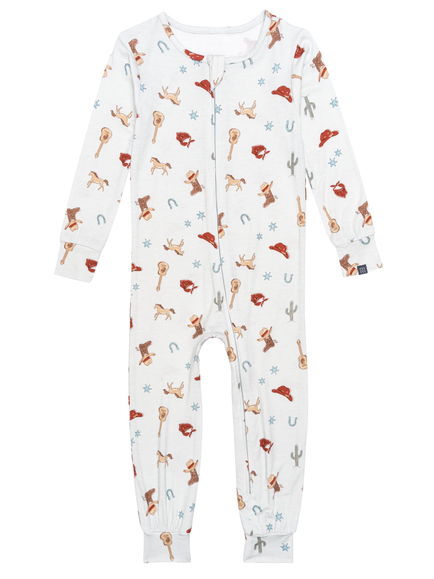 Modern Moments by Gerber Toddler Neutral Super Soft One-Piece Pajama, Sizes 12M-5T