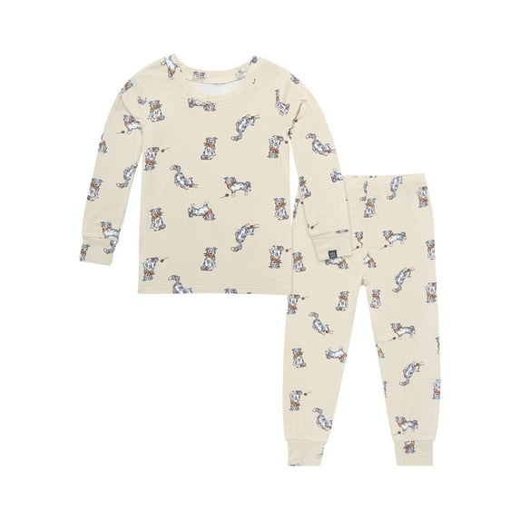 Modern Moments by Gerber Toddler Neutral Super Soft Pajama Set, 2-Piece, Sizes 12 Months-5T