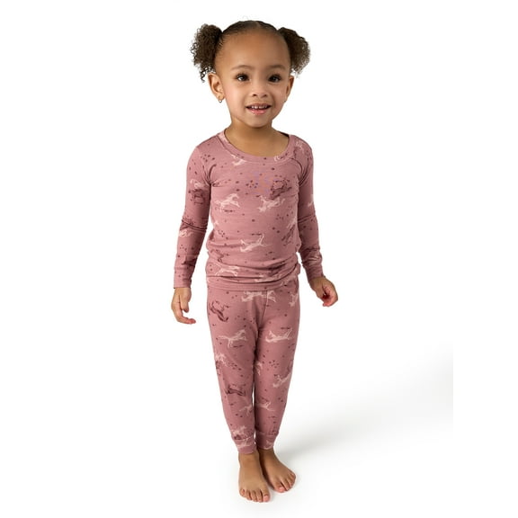 Modern Moments by Gerber Toddler Neutral Super Soft Pajama Set, 2-Piece, Sizes 12 Months-5T