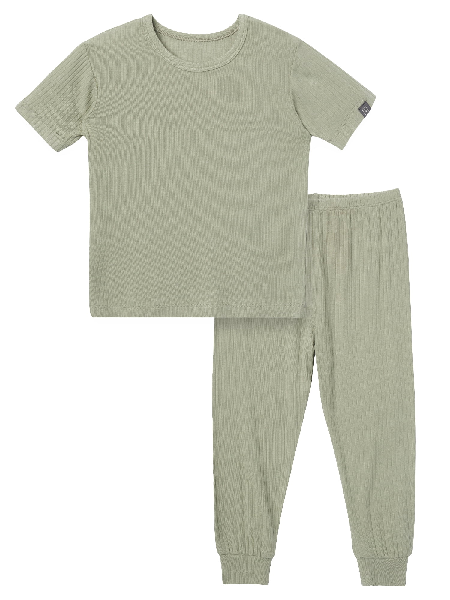 Modern Moments by Gerber Toddler Neutral Super Soft Tight Fitting Pajama Set, 2-Piece, Sizes 12 Months - 5T