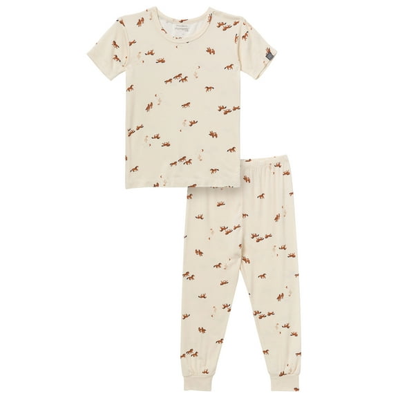 Modern Moments by Gerber Toddler Neutral Super Soft Tight Fitting Pajama Set, 2-Piece, Sizes 12 Months - 5T