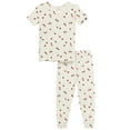 thumbnail image 1 of Modern Moments by Gerber Toddler Neutral Super Soft Tight Fitting Pajama Set, 2-Piece, Sizes 12 Months - 5T, 1 of 8