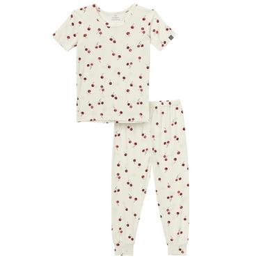 Modern Moments by Gerber Toddler Neutral Super Soft Tight Fitting Pajama Set, 2-Piece, Sizes 12 Months - 5T