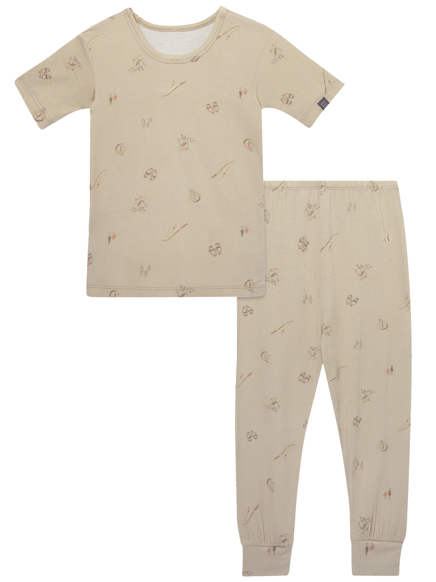 Modern Moments by Gerber Toddler Neutral Super Soft Pajama Set, 2-Piece, Sizes 12 Months-5T
