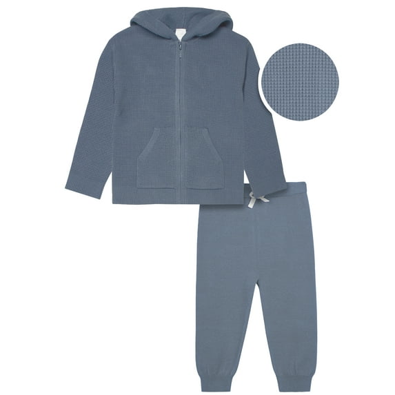 Modern Moments by Gerber Toddler Neutral Unisex Sweater Knit Outfit Set, 2-Piece, Sizes 12M-5T