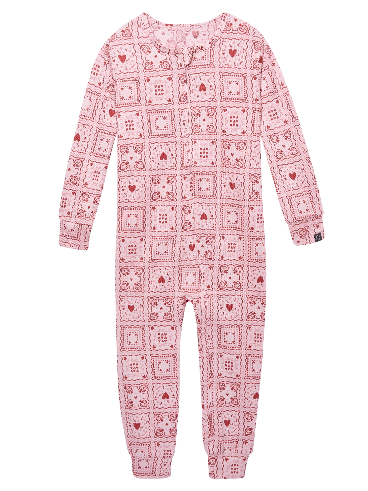 Modern Moments by Gerber Toddler Neutral Valentine´s Day One-Piece Pajama, Sizes 12M-5T