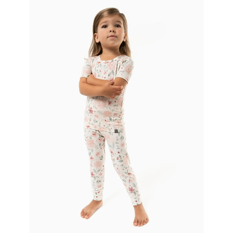 Modern Moments by Gerber Toddler Unisex Super Soft Livaeco Viscose Tight  Fitting Pajama Set, Sizes 12M-5T