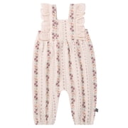 by Gerber baby Girl Long Leg Romper with Ruffle Detail, Sizes 0/3 Months - 24 Months