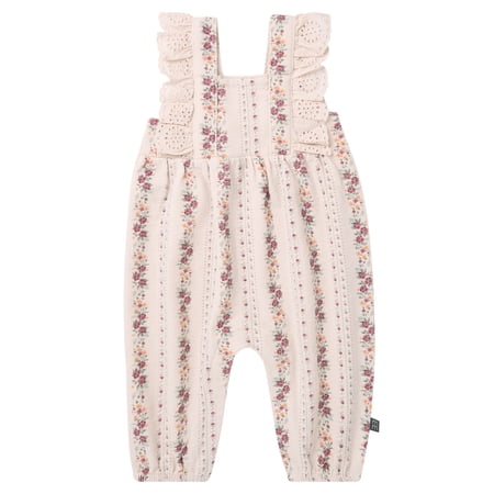 Modern Moments by Gerber baby Girl Long Leg Romper with Ruffle Detail, Sizes 0/3 Months - 24 Months