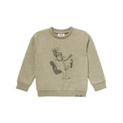 Modern Moments x Where the Wild Things Are Baby and Toddler Neutral Sweatshirt, Sizes 0/3 Months - 5T