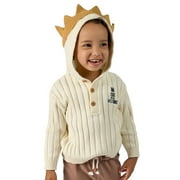 MODERN MOMENTS x Where the Wild Things Are Toddler Neutral Hooded Sweater, Sizes 12M-5T