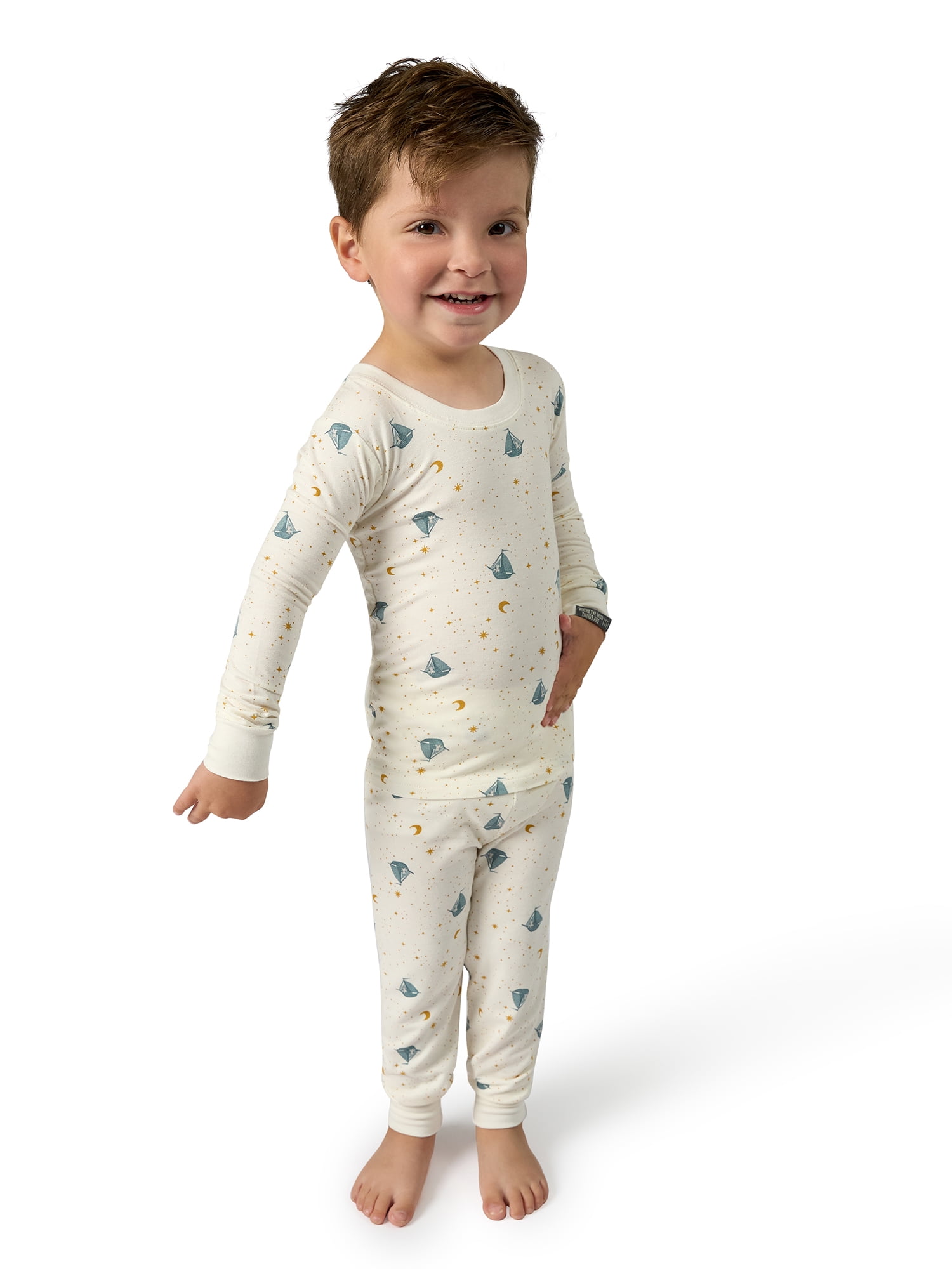 Modern Moments x Where the Wild Things Are Toddler Neutral Pajama Set, 2-Piece, Sizes 12M-5T