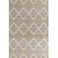thumbnail image 1 of Modern Moroccan Trellis Grey/ Yellow Area Rug or Runner, 1 of 3
