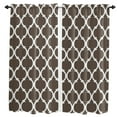 thumbnail image 1 of Modern Morocco Black White Curtains for Living Room Bedroom Curtains Kitchen Curtains for the Kids Room Window Treatments Drapes, 1 of 6