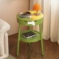 thumbnail image 1 of Modern Multifunctional Side Table Coffee Table with Drawer Storage Shelf Bedside Desk Small Portable Side Table for Bedroom Living Room Office Sofa Compact Home Furniture Decoration, 1 of 6