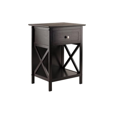 Modern Muse Accent Table in Coffee Finish