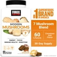 thumbnail image 1 of Force Factor Modern Mushrooms, Mushroom Supplement, Lion’s Mane, Cordyceps & Reishi for Energy Support, Focus, Digestion, Cinnamon Roll, 60 Soft Chews, 1 of 9