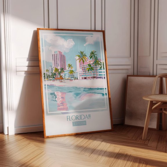 Modern Music Lyric Inspired Soft Tone Gallery Room Portrait Decor Unframed Paper Print