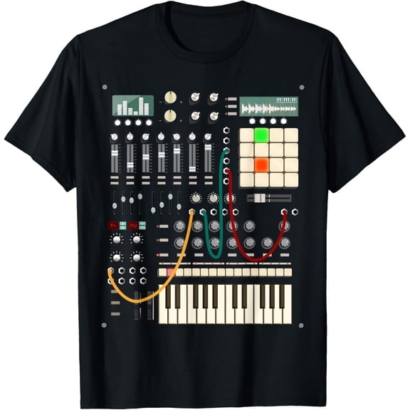 Modern Music Producer and Electronic Musician T-Shirt