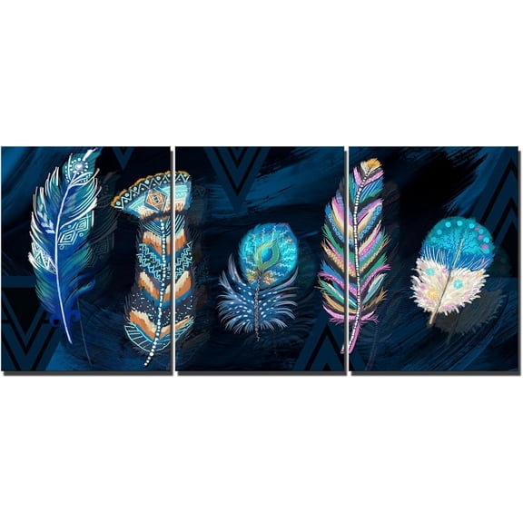 Modern Native American Indian Canvas Painting Art Prints Minimalist Boho Picture Poster for Room Bedroom Bathroom Wall Decoration Framed Artwork 12x16 inches Unframed