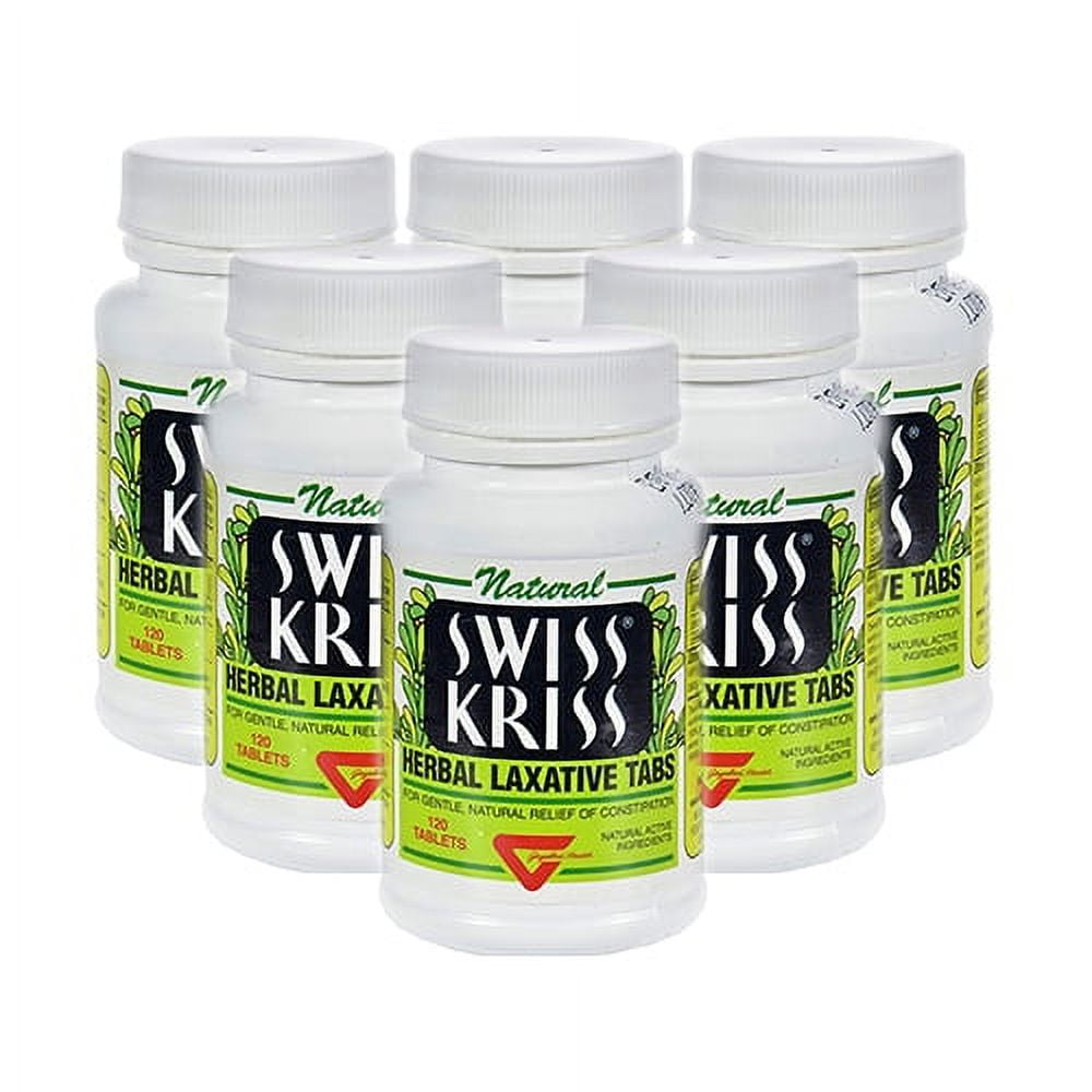 Modern Natural Products Swiss Kriss Herbal Laxative 120 Tablets ( 6