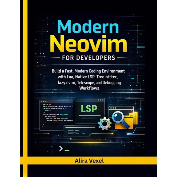 Modern Neovim for Developers: Build a Fast, Modern Coding Environment with Lua, Native LSP, Tree-sitter, lazy.nvim, Tele, (Paperback)