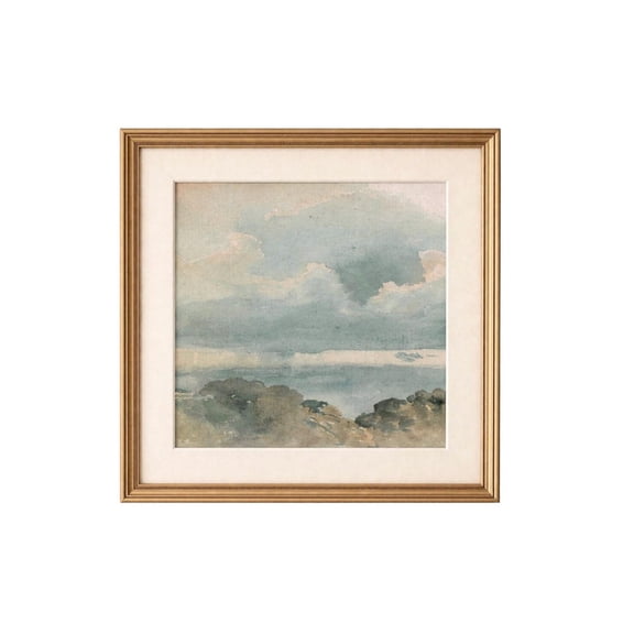 Modern Neutral Landscape Coastal Neutral Landscapes Neutral Coastal Wall Art Studio Mcgee Inspired Sky Clouds